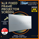 OmniSCREEN ALR Fixed Screen For Long Throw Projector (16:9)