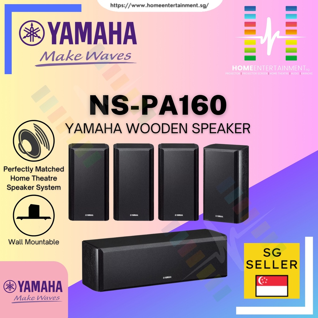 YAMAHA WOODEN SPEAKER - NS-PA160