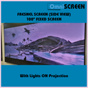 OmniSCREEN Fresnel Fixed Screen For Ultra Short Throw Projector