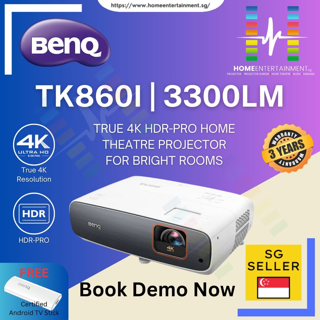 BenQ TK860i Home Theater Projector