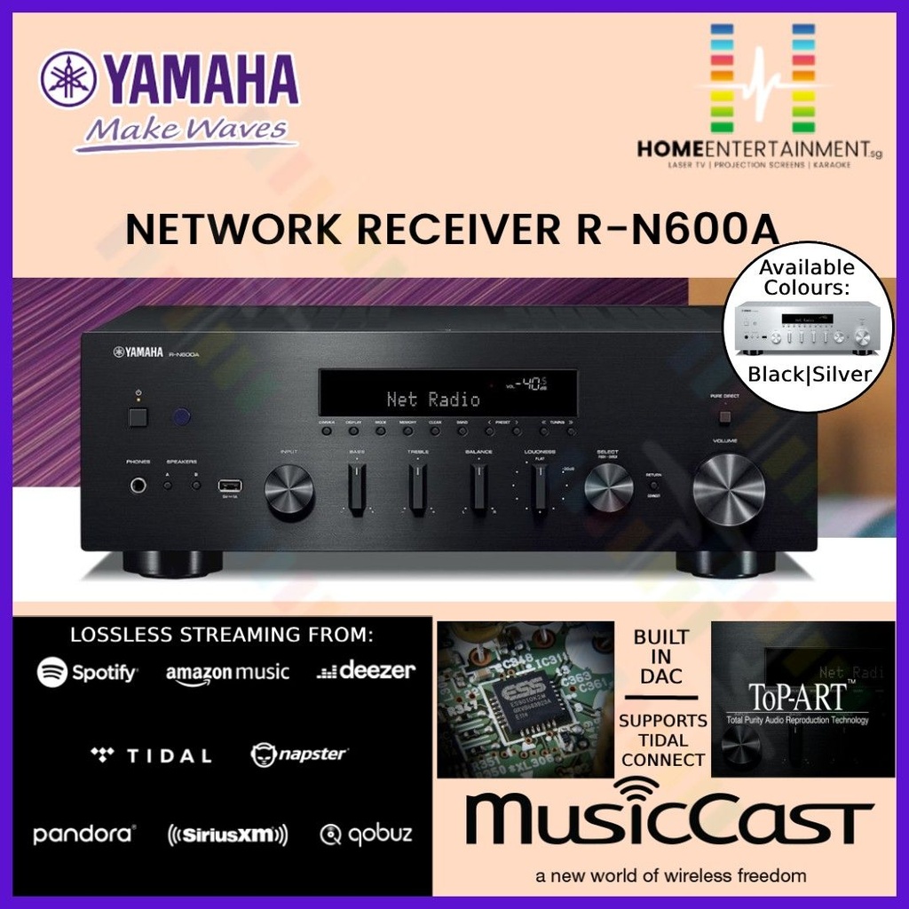 YAMAHA  R-N600A NETWORK RECEIVER