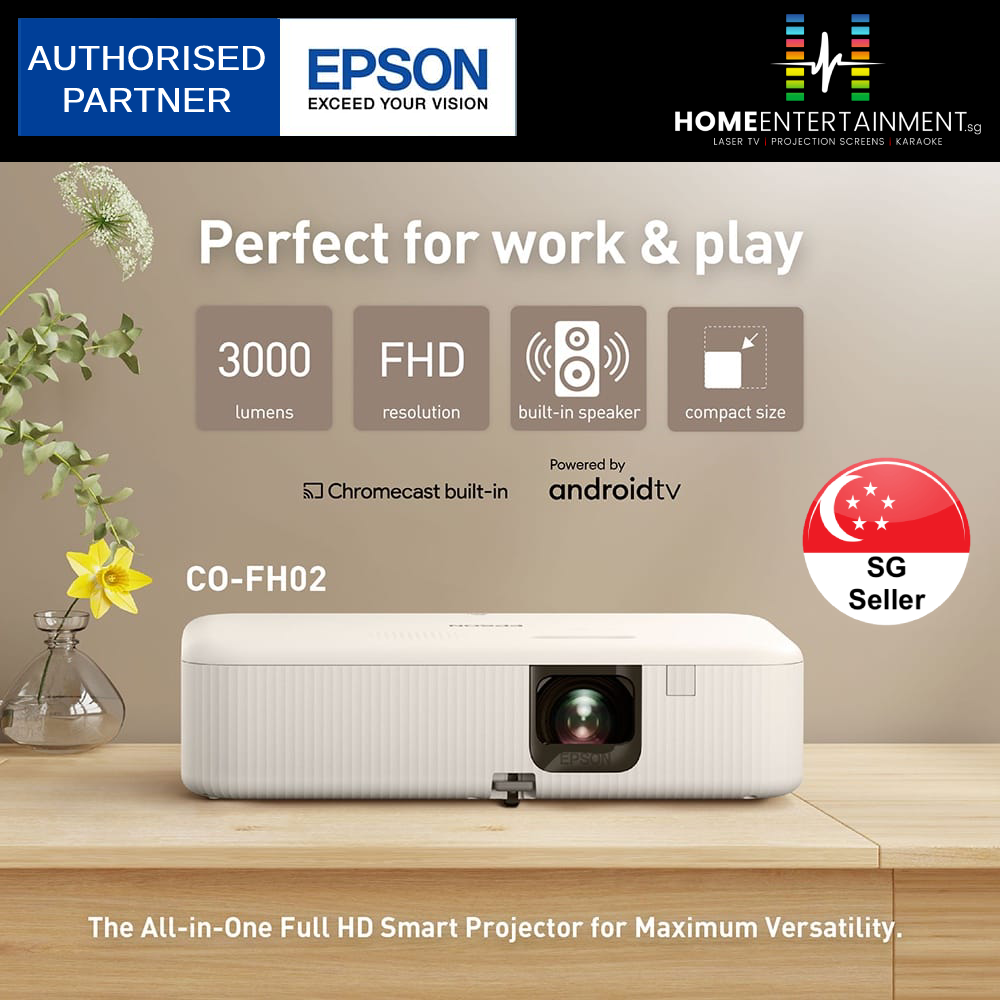 Epson CO-FH02 FHD Projector with Android TV