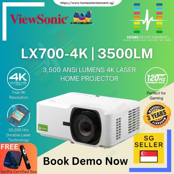 ViewSonic LX700-4K Laser Projector