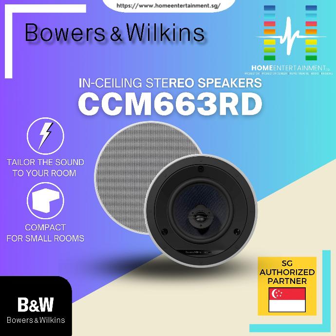 Bowers & Wilkins CCM663RD In-Ceiling Speaker