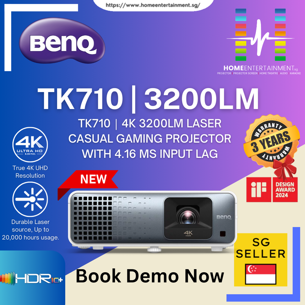 BenQ TK710｜4K 3200lm BenQ Laser Projector