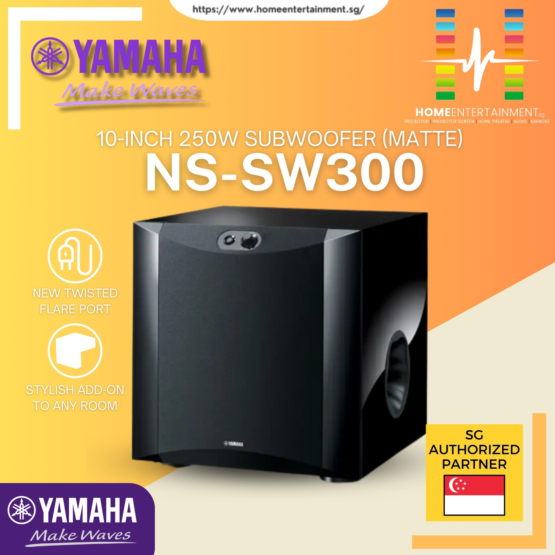 YAMAHA 250W 10