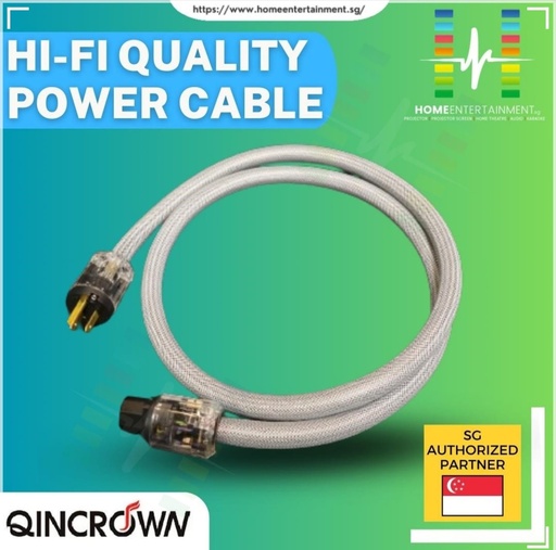 QinCrown Shielded HiFi Power Cable (Thickness: 17mm)